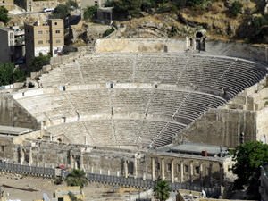 Roman amphitheater Amman Jordan