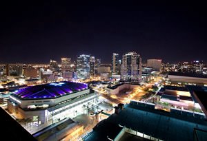 Downtown Phoenix Skyline Lights