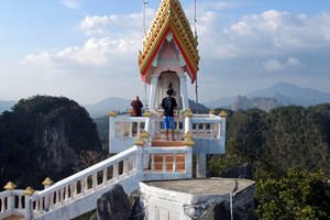 Buddha hill-top shrine in Krabi