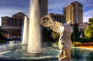 Las Vegas Cesars Palace Waterfall