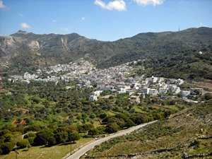 Ein Dorf im Zentrum von Naxos