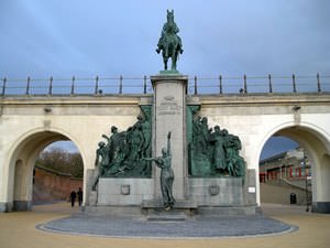 Koning Leopold II standbeeld Oostende
