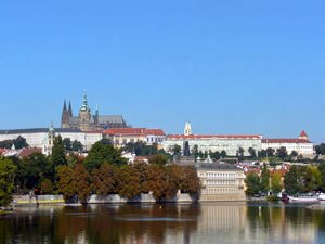 Prague, panorama du chateau