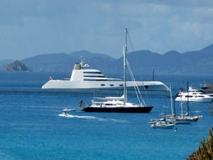 Superyacht A in St. Barts
