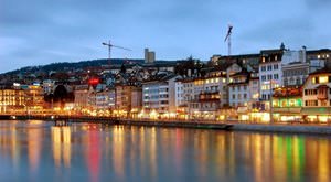 Zurich riverside
