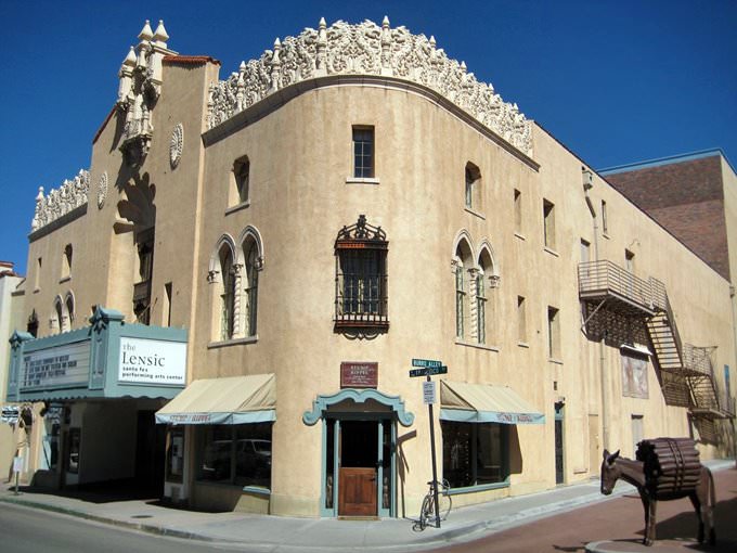 The Lensic Theatre With Burro Alley