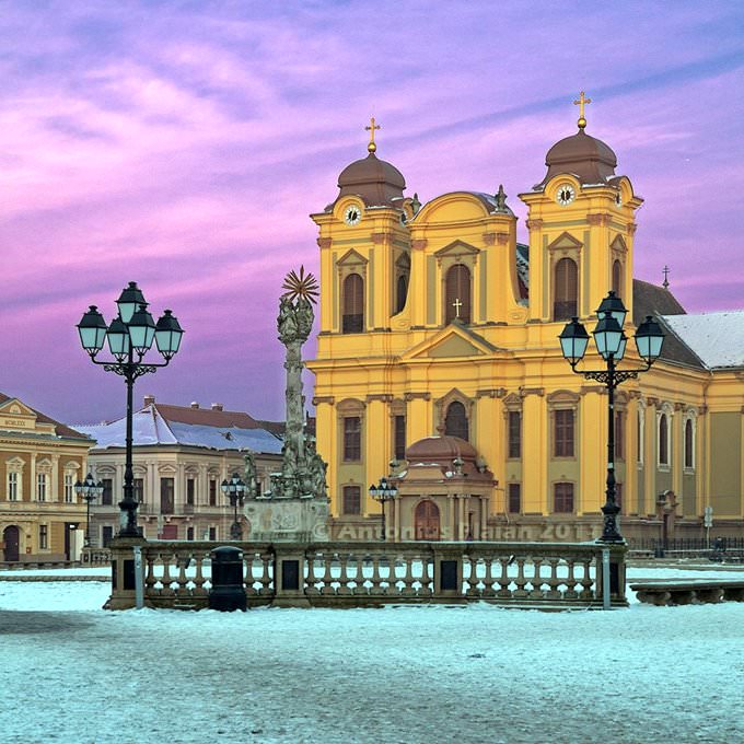 Timisoara - Catholic Dome in Union Square