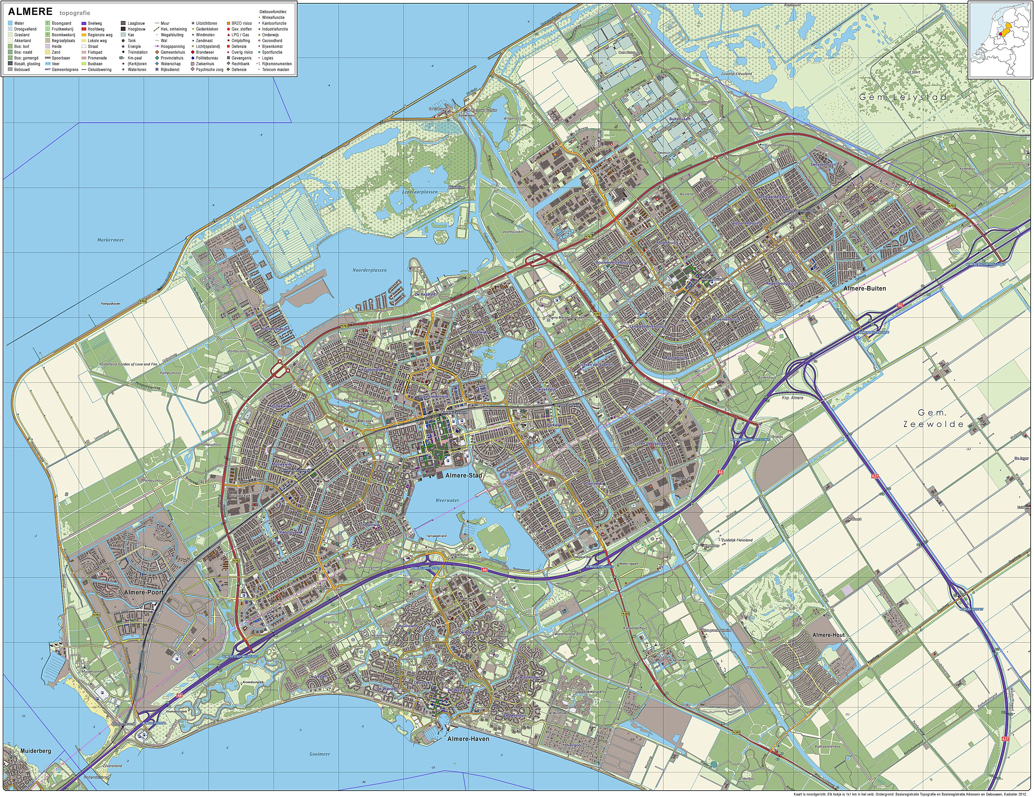 almere stad map 0