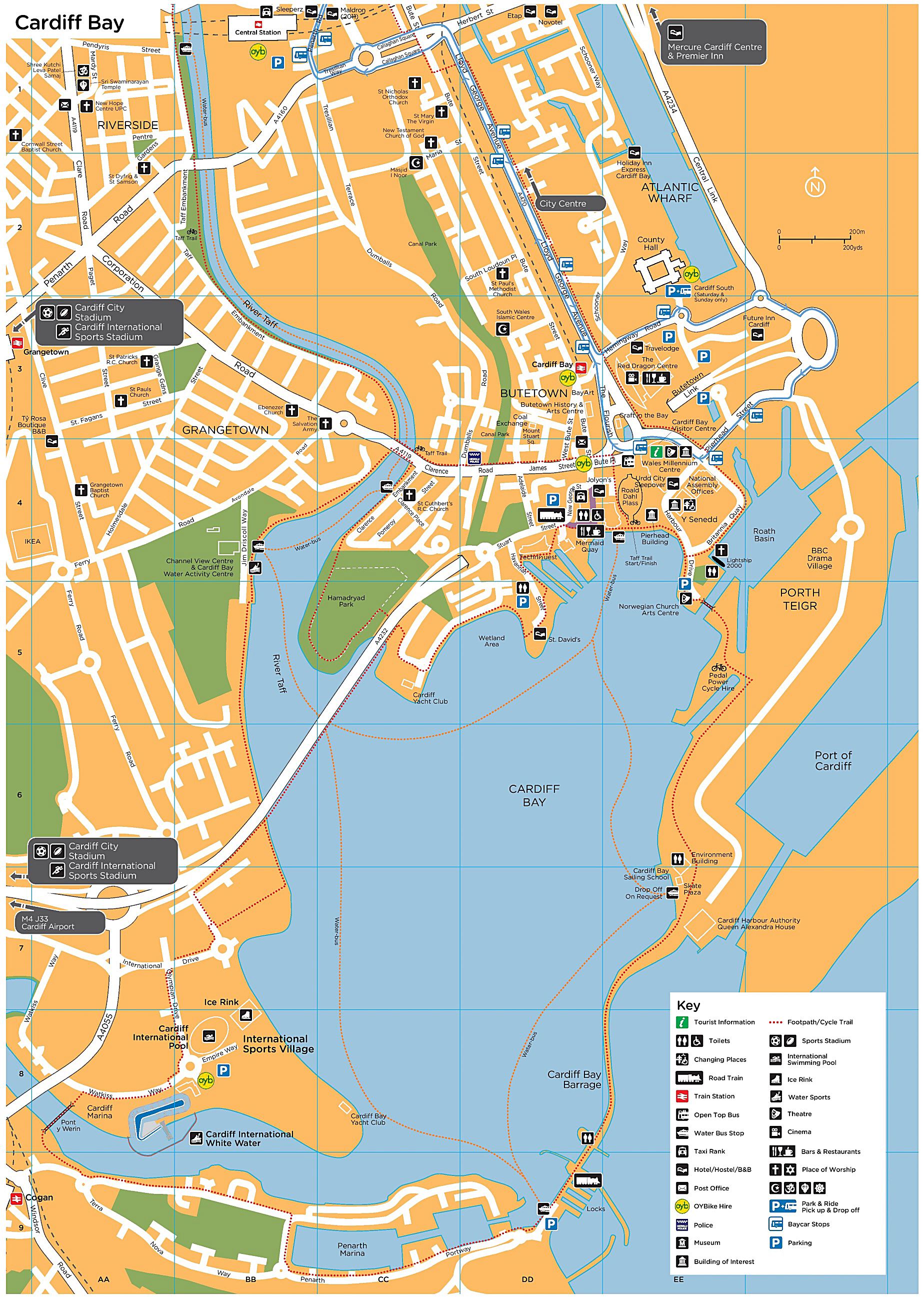 Cardiff Map 1 
