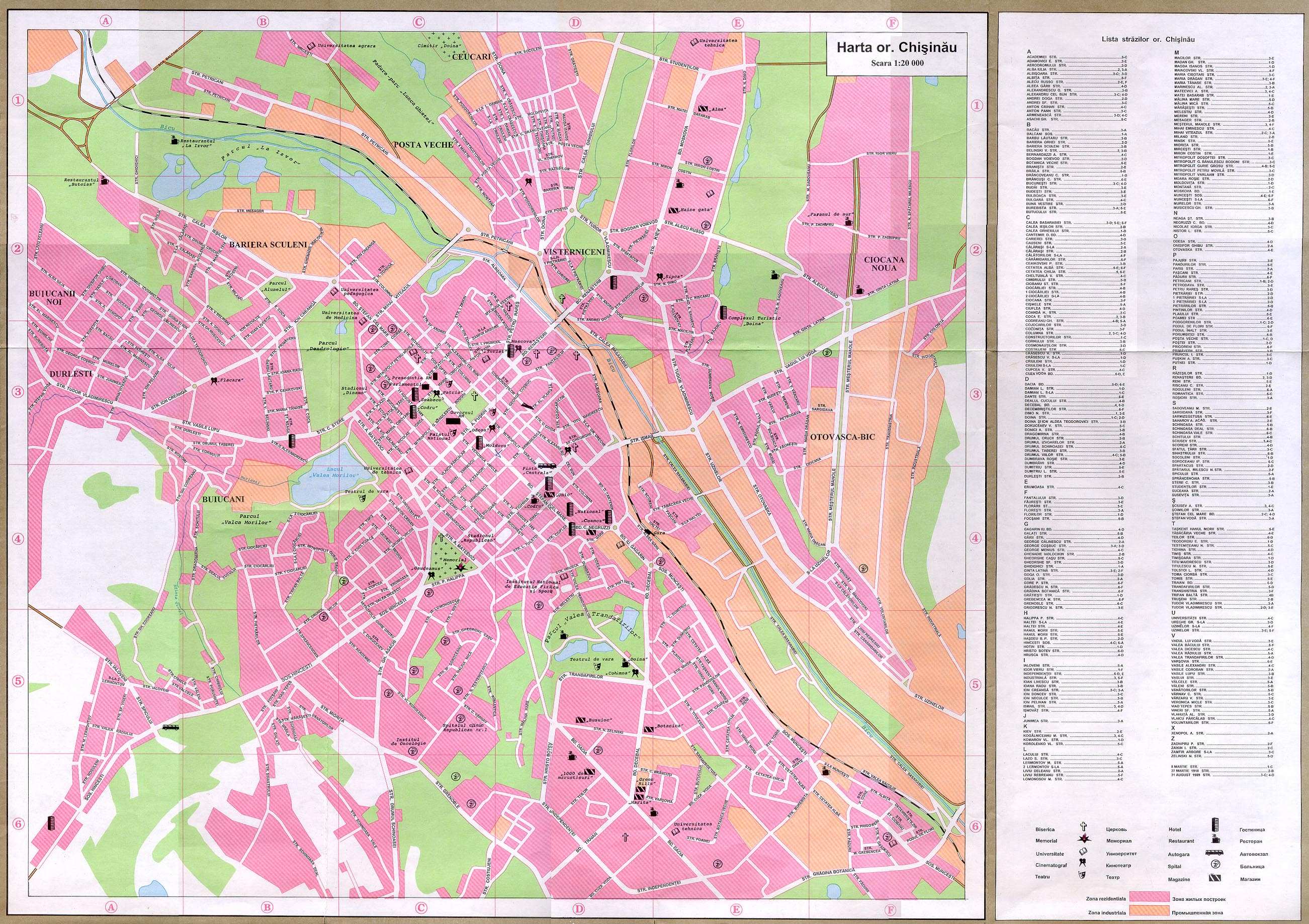 Large Chisinau Maps For Free Download And Print High Resolution