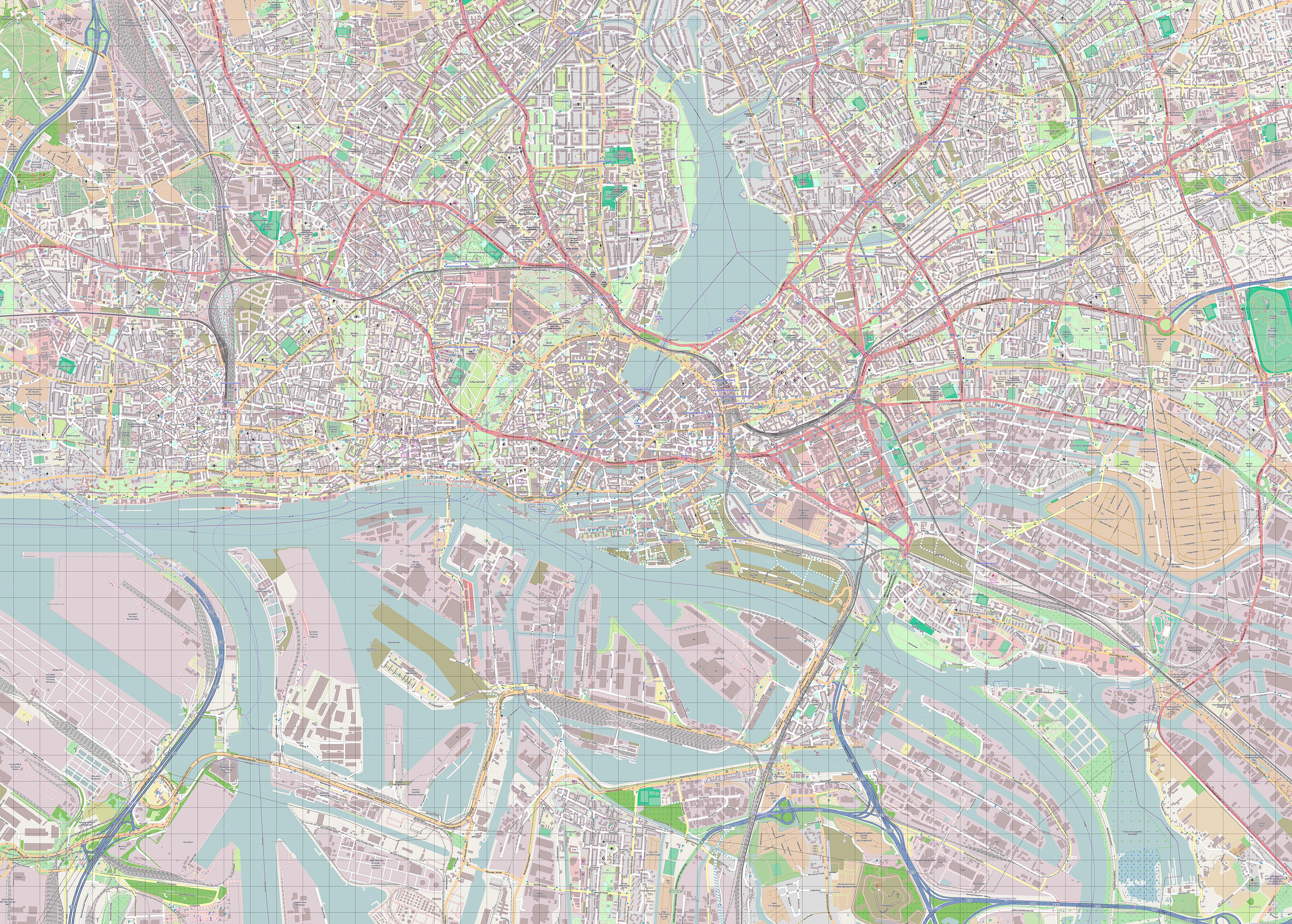 Kort Over Hamborg Centrum – Afrika Kort