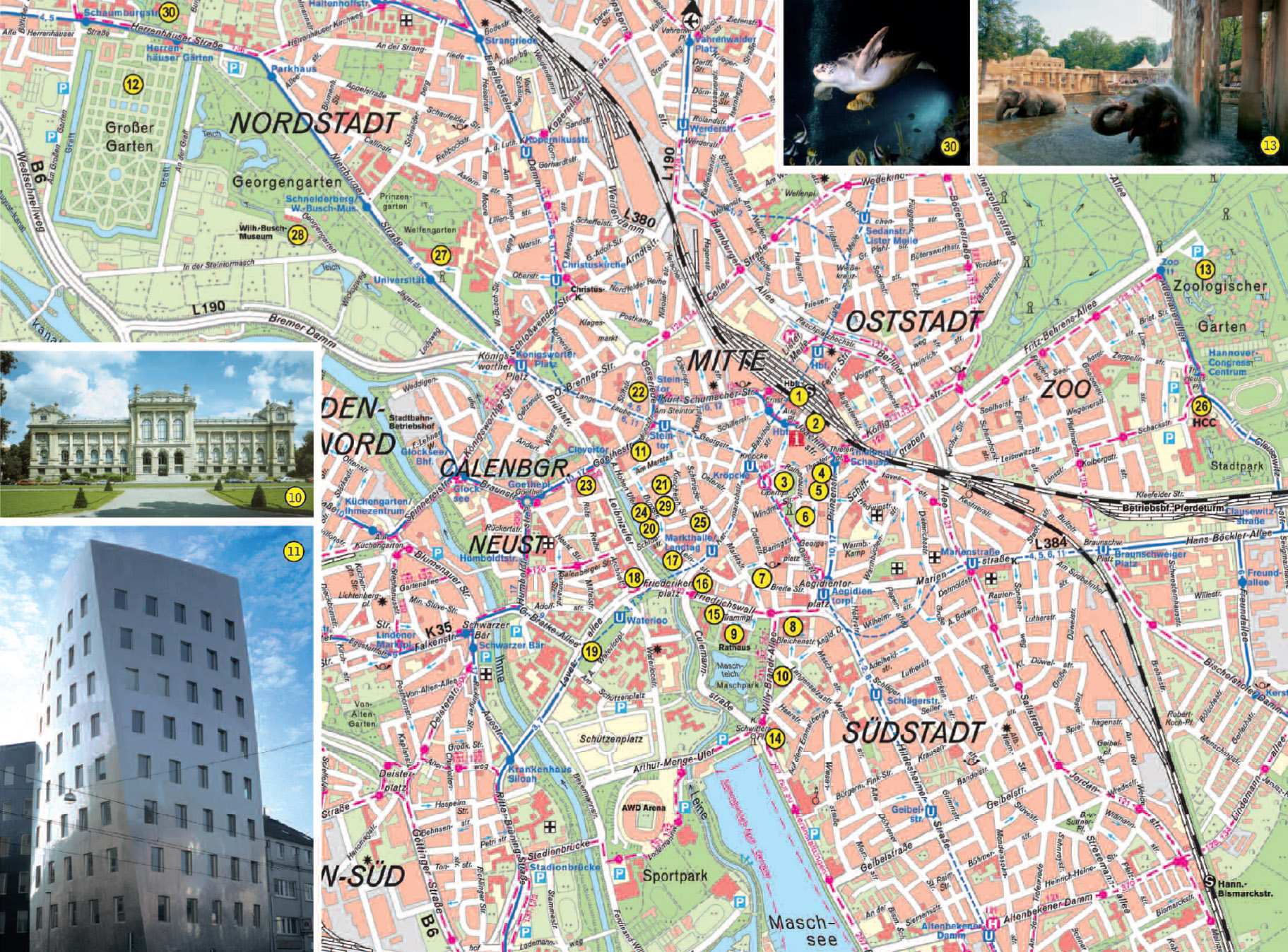 hanover mapa Large Hannover Maps for Free Download and Print | High Resolution  hanover mapa