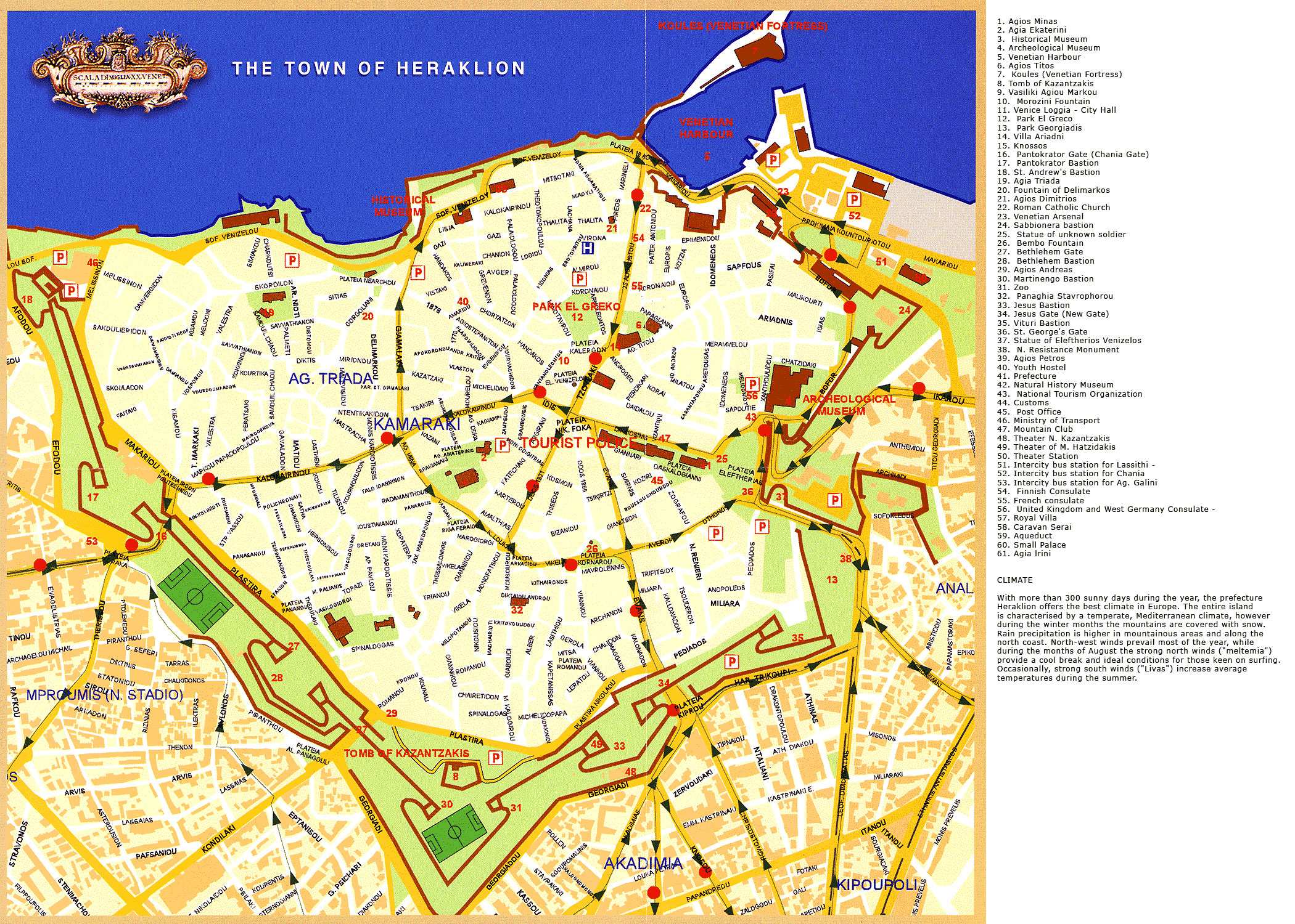 Large Heraklion Maps for Free Download and Print | High-Resolution and