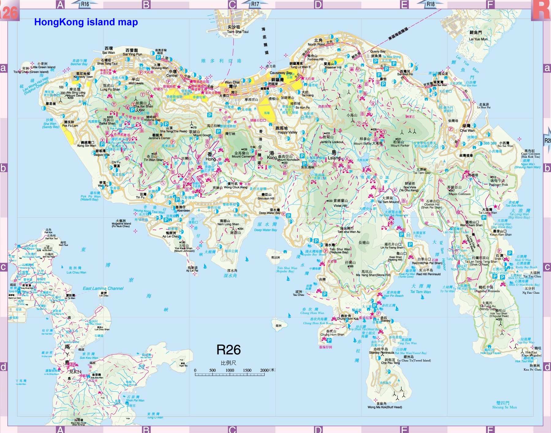 Large Hong Kong City Maps for Free Download and Print | High-Resolution