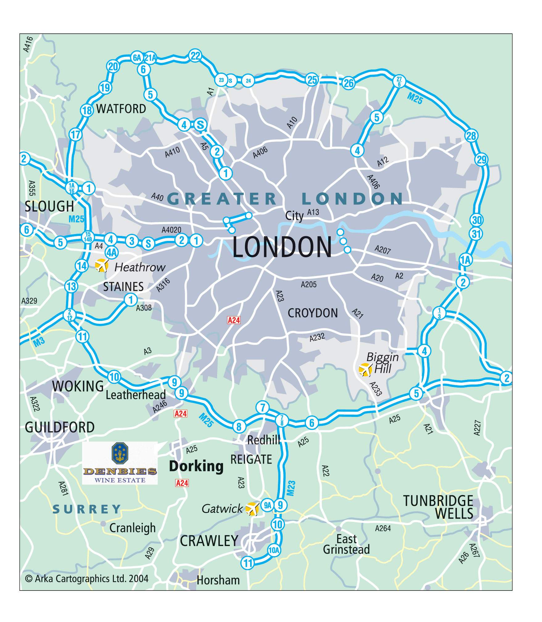 Large London Maps for Free Download and Print | High-Resolution and