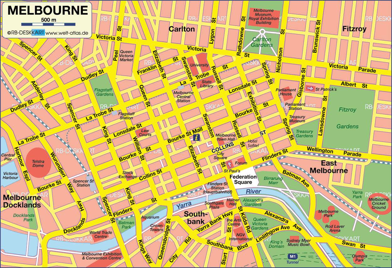 melbourne map 0