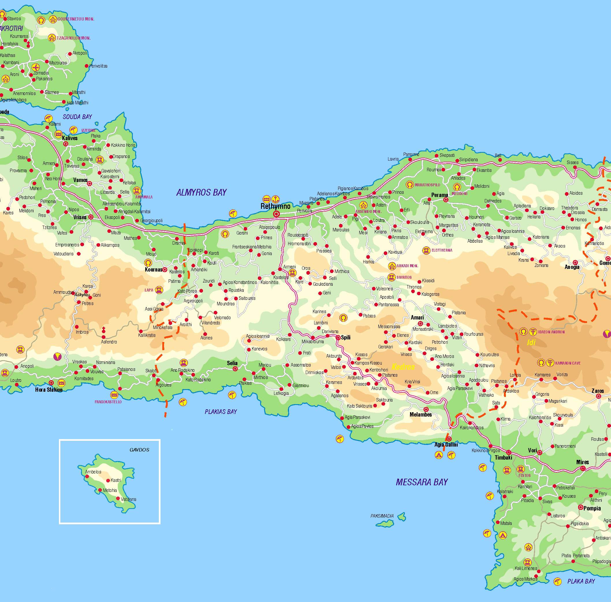 Kreta Mapa Tutorials