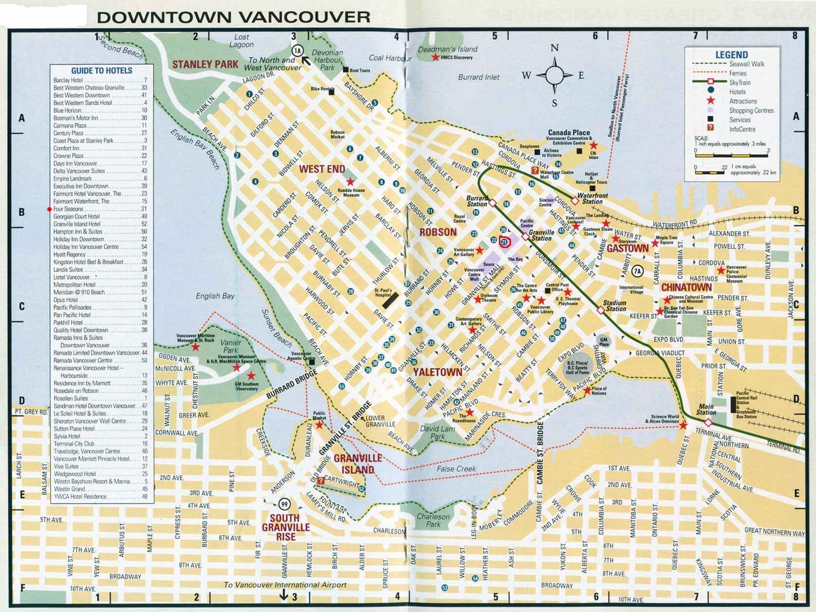 Large Vancouver Maps for Free Download | High-Resolution and ...