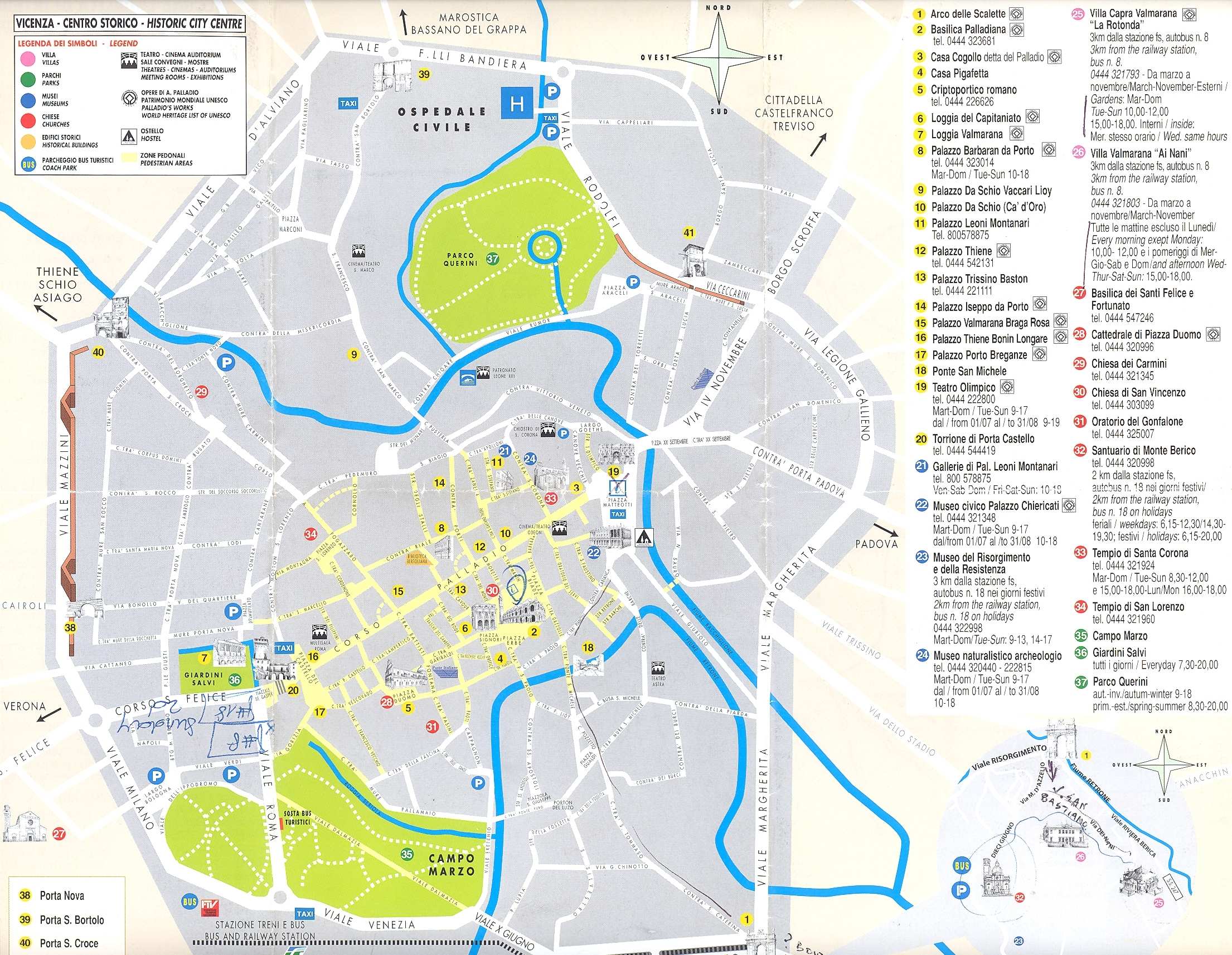 vicenza karta Large Vicenza Maps for Free Download and Print | High Resolution  vicenza karta