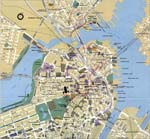 карта Бостона