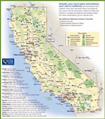 Carte de Californie