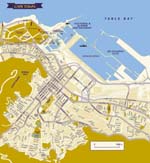 Kaapstad kaart - OrangeSmile.com