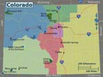 Carte de Colorado