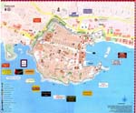 карта Дубровника