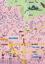 Hollywood CA kaart - OrangeSmile.com