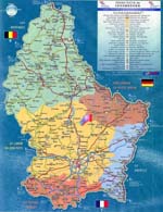 Luxemburg kaart - OrangeSmile.com