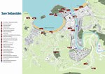 San Sebastian kaart - OrangeSmile.com