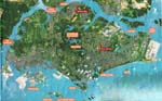 Singapore kaart - OrangeSmile.com