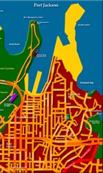 Sydney kaart - OrangeSmile.com