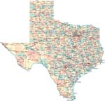 Carte de Texas