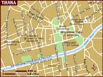 Tirana kaart - OrangeSmile.com