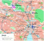 Map of Zurich
