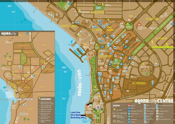 Large map of Aqaba 1