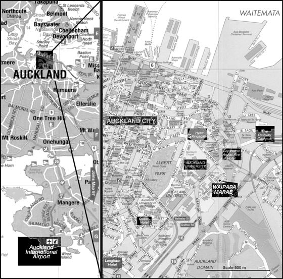 Große Karte von Auckland 1