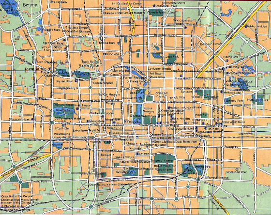Detailed map of Beijing 2
