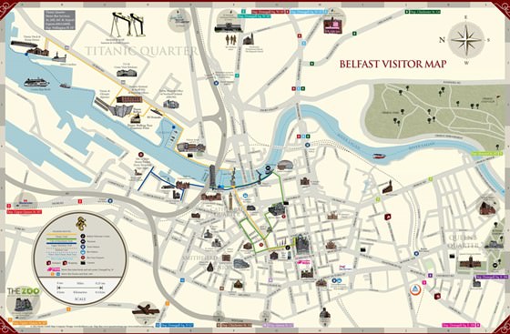 Подробная карта Белфаста 2