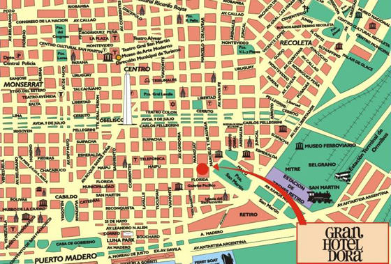 Gran mapa de Buenos Aires 1