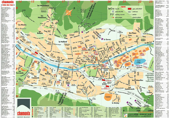 Large map of Chamonix 1