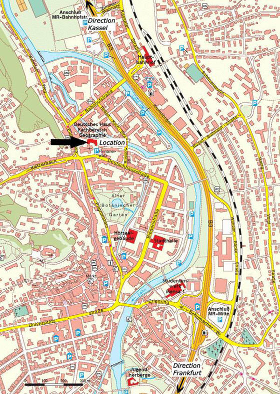 Detaillierte Karte von Frankfurt am Main 2