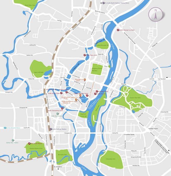 Large map of Guilin 1
