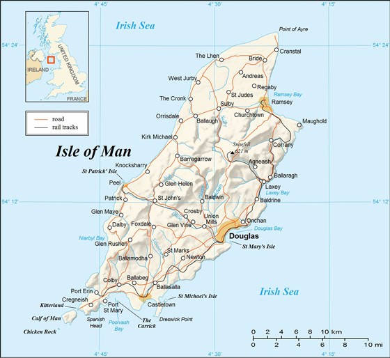 plan de Île de Man
