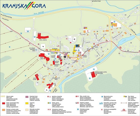 Large map of Kranjska Gora 1