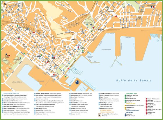 Large map of La Spezia 1