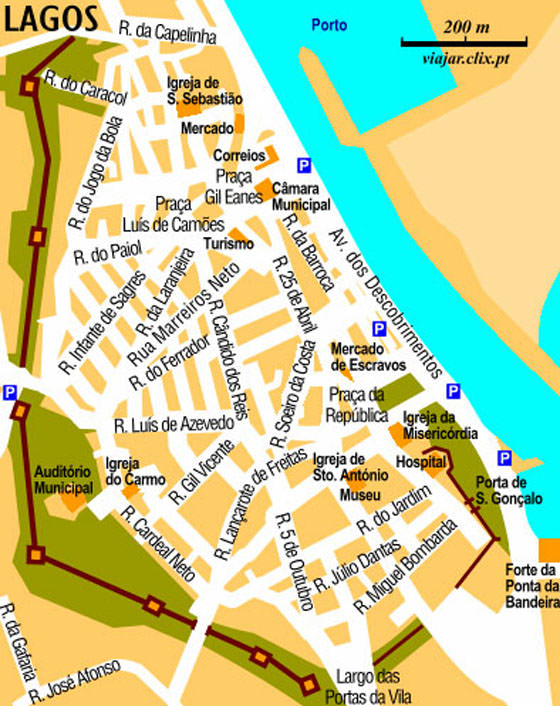 Mapa detallado de Lagos 2
