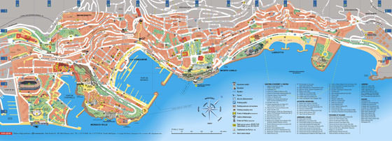 Детальная карта Монте Карло 1
