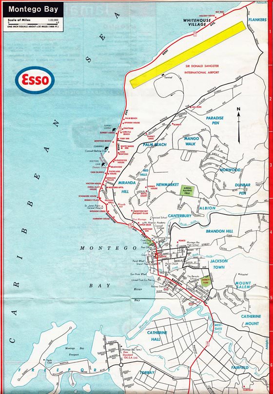 Mapa detallado de Bahía Montego 2